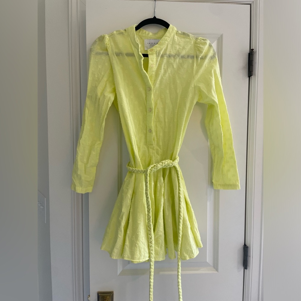 THE SHIRT by ROCHELLE BEHRENS The Jenica Dress In Yellow XS
